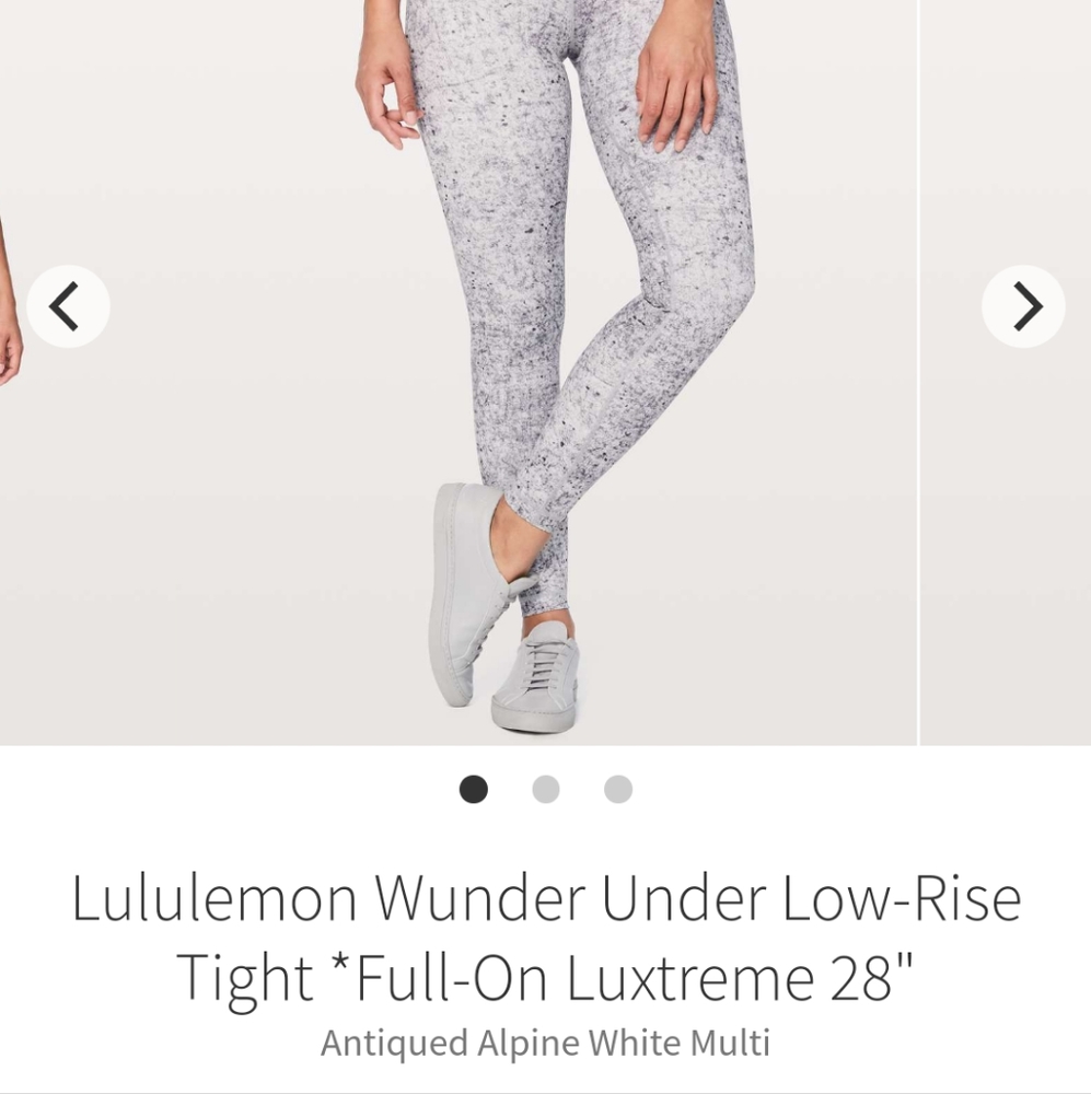 Lululemon Lemon Wunder Under Leggings